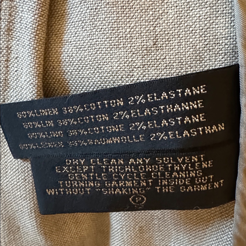 Black Label Ralph Lauren Beige Utility Jacket with Belt - Picture 9 of 12